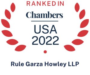 Rule Garza Howley LLP Ranked by Chambers USA for Antitrust